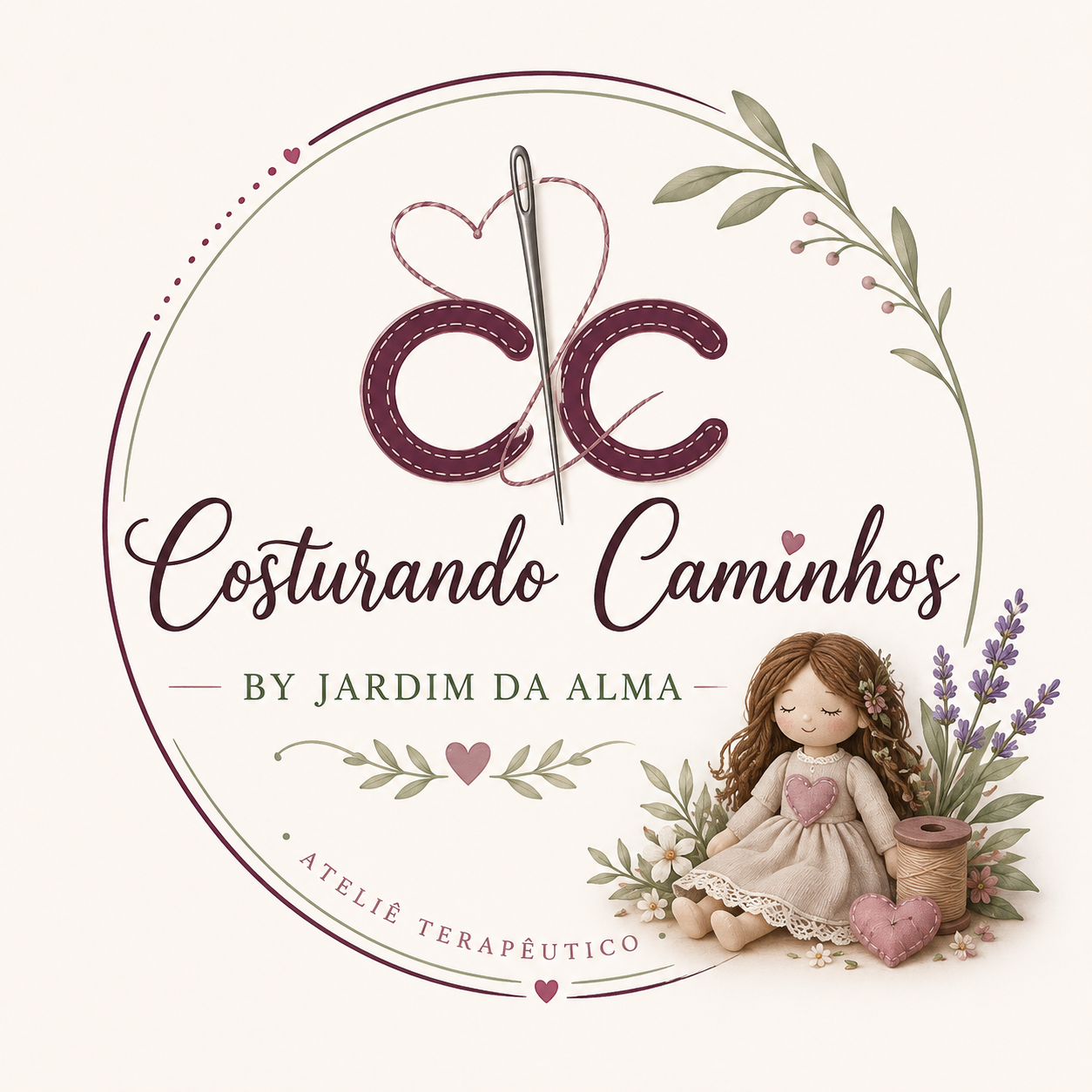 Costurando Caminhos by Jardim da Alma — Ateliê Terapêutico
